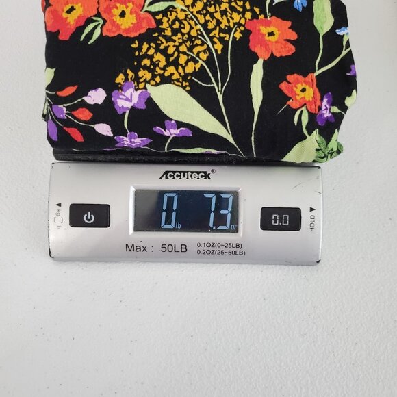 Maeve Anthropologie Womens Jacquin Peasant Floral Blouse Size M Black Boho NWT - Picture 9 of 9